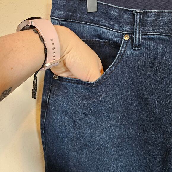 JAG Cecila Skinny Jeans Dark Wash Denim Plus Size 16 Casual Weekend Everyday - Picture 6 of 11